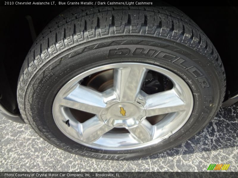Blue Granite Metallic / Dark Cashmere/Light Cashmere 2010 Chevrolet Avalanche LT