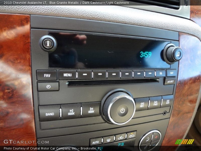 Blue Granite Metallic / Dark Cashmere/Light Cashmere 2010 Chevrolet Avalanche LT