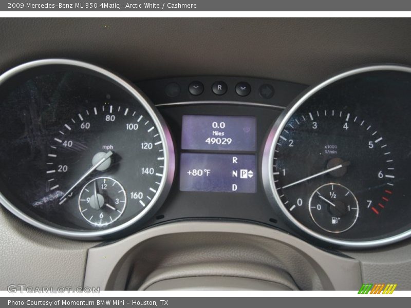 Arctic White / Cashmere 2009 Mercedes-Benz ML 350 4Matic