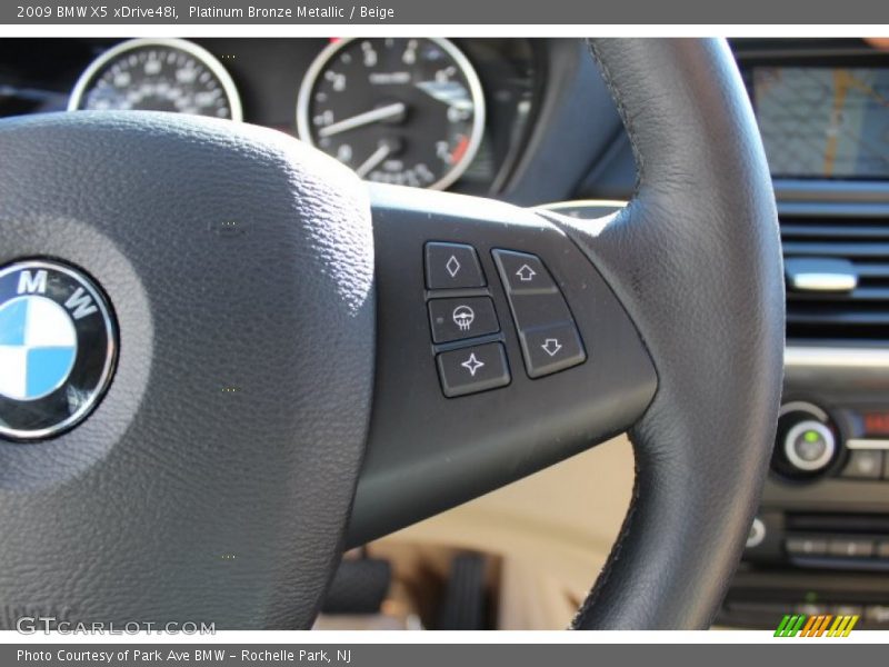 Platinum Bronze Metallic / Beige 2009 BMW X5 xDrive48i