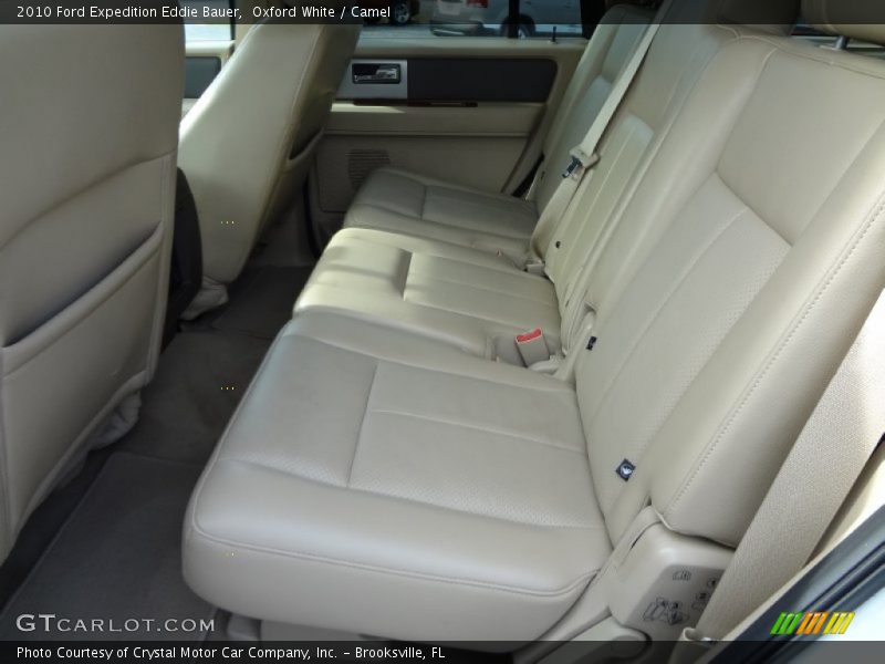 Oxford White / Camel 2010 Ford Expedition Eddie Bauer