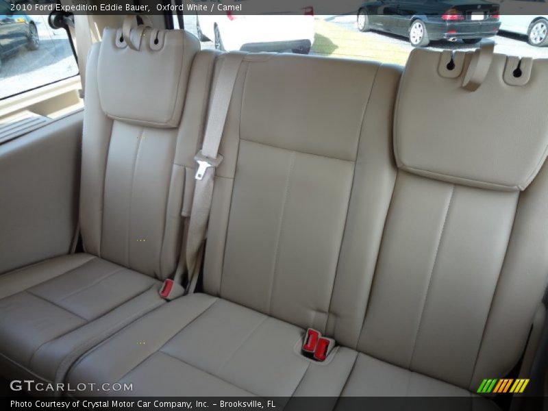 Oxford White / Camel 2010 Ford Expedition Eddie Bauer