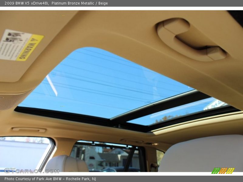 Platinum Bronze Metallic / Beige 2009 BMW X5 xDrive48i