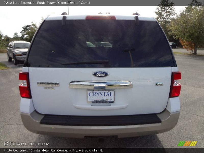 Oxford White / Camel 2010 Ford Expedition Eddie Bauer