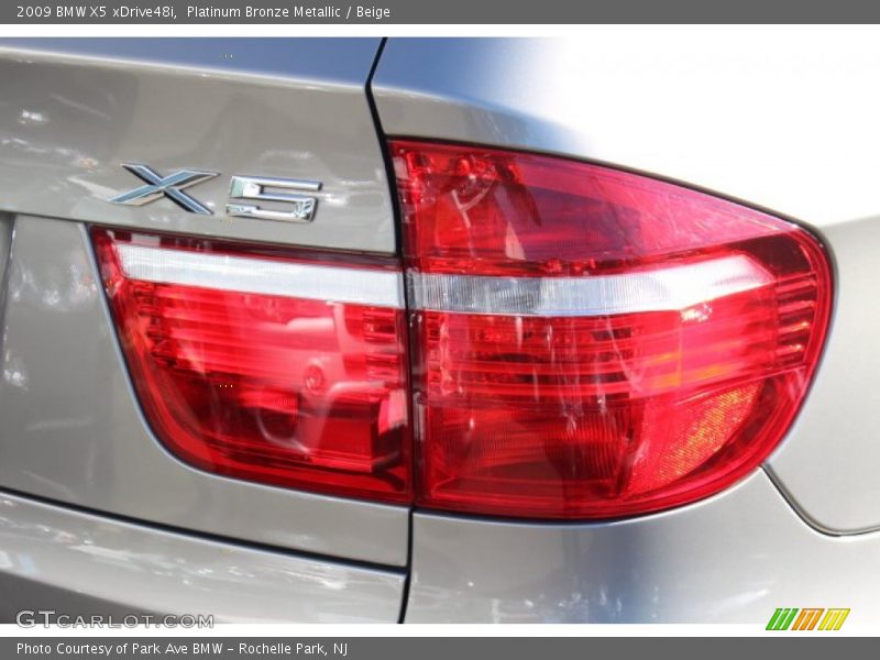 Platinum Bronze Metallic / Beige 2009 BMW X5 xDrive48i