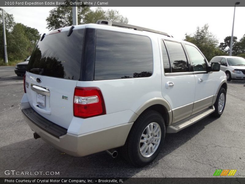 Oxford White / Camel 2010 Ford Expedition Eddie Bauer