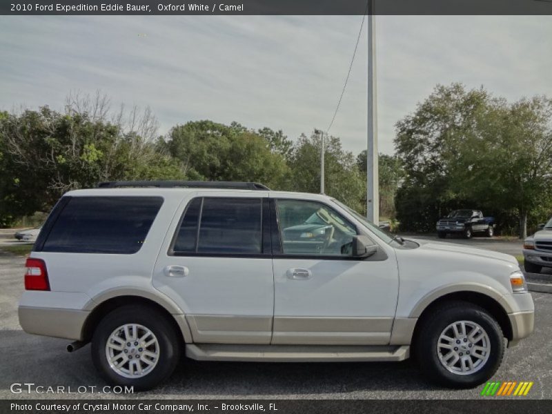Oxford White / Camel 2010 Ford Expedition Eddie Bauer
