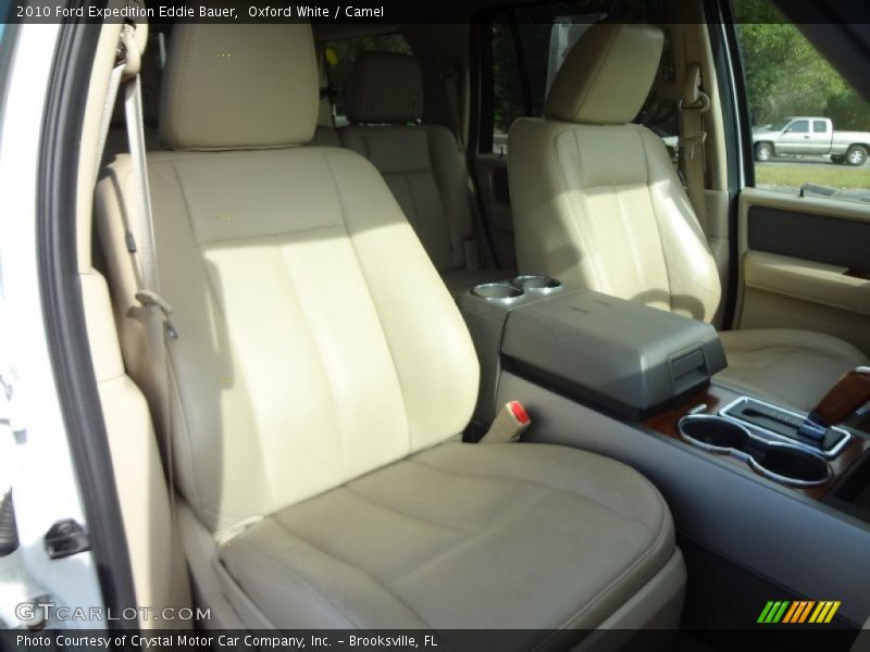 Oxford White / Camel 2010 Ford Expedition Eddie Bauer
