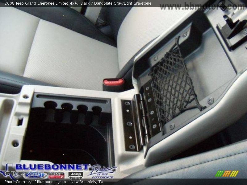 Black / Dark Slate Gray/Light Graystone 2008 Jeep Grand Cherokee Limited 4x4