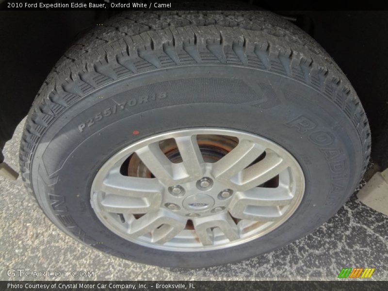 Oxford White / Camel 2010 Ford Expedition Eddie Bauer
