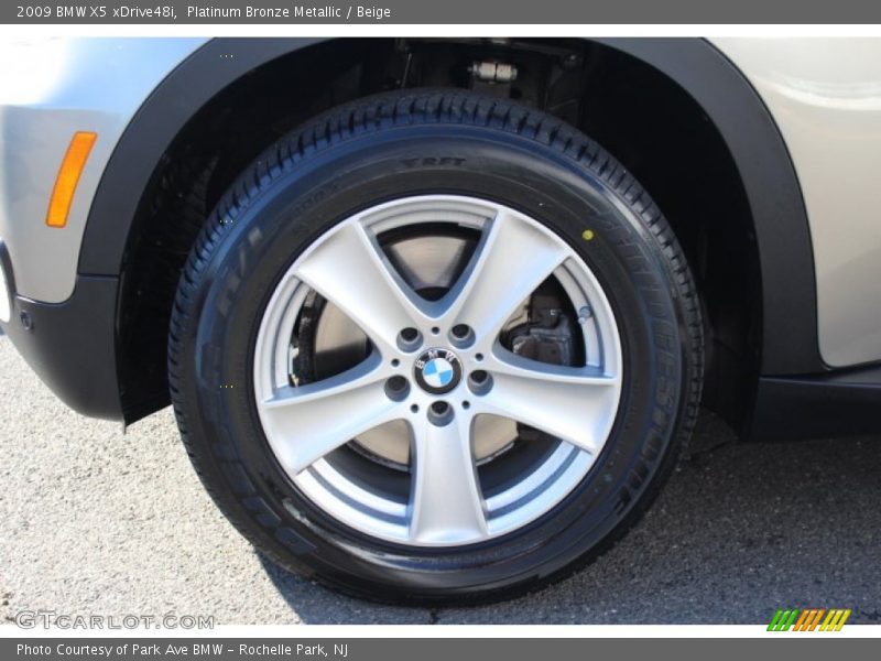 Platinum Bronze Metallic / Beige 2009 BMW X5 xDrive48i