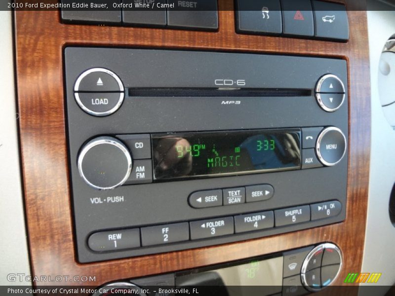 Oxford White / Camel 2010 Ford Expedition Eddie Bauer