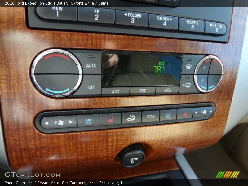 Oxford White / Camel 2010 Ford Expedition Eddie Bauer