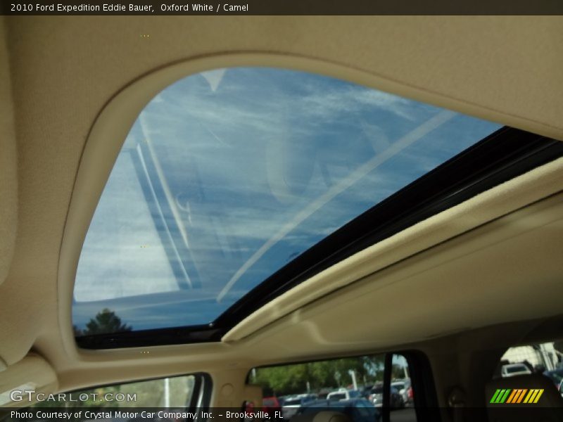 Oxford White / Camel 2010 Ford Expedition Eddie Bauer