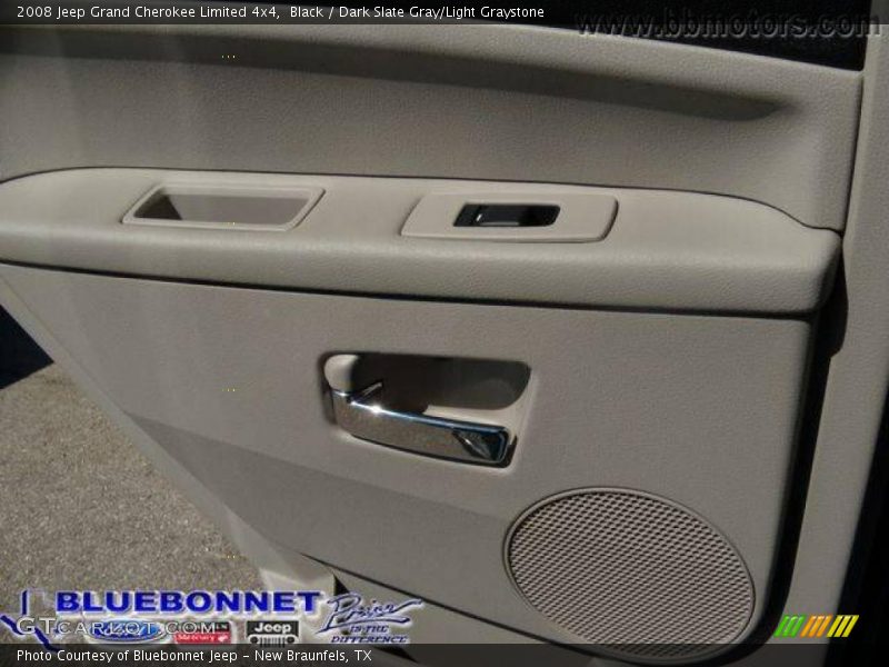 Black / Dark Slate Gray/Light Graystone 2008 Jeep Grand Cherokee Limited 4x4