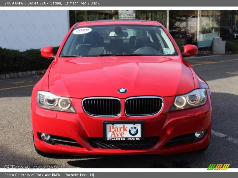 Crimson Red / Black 2009 BMW 3 Series 328xi Sedan