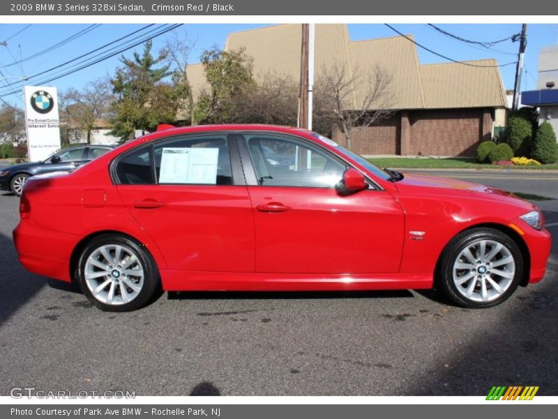 Crimson Red / Black 2009 BMW 3 Series 328xi Sedan