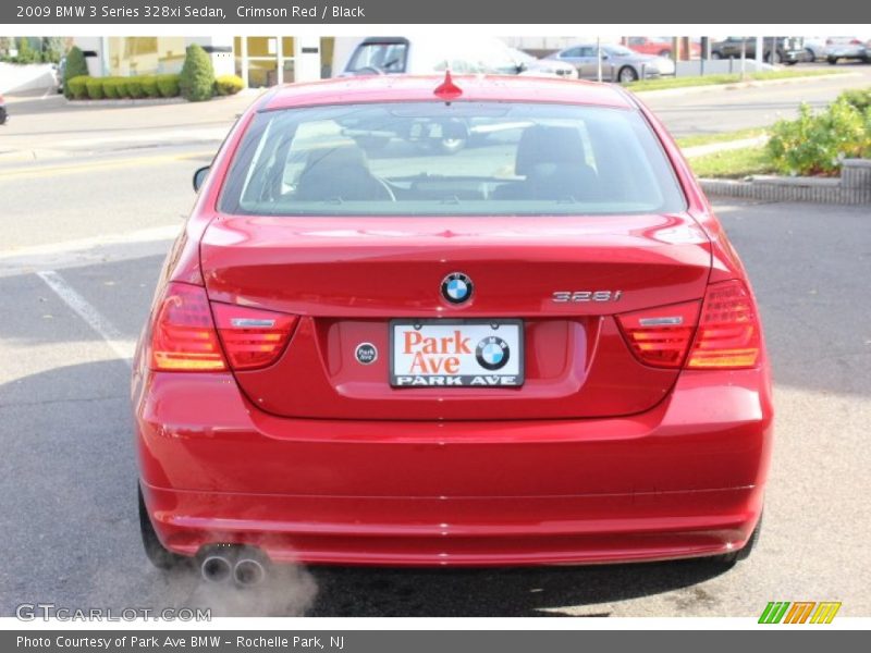 Crimson Red / Black 2009 BMW 3 Series 328xi Sedan