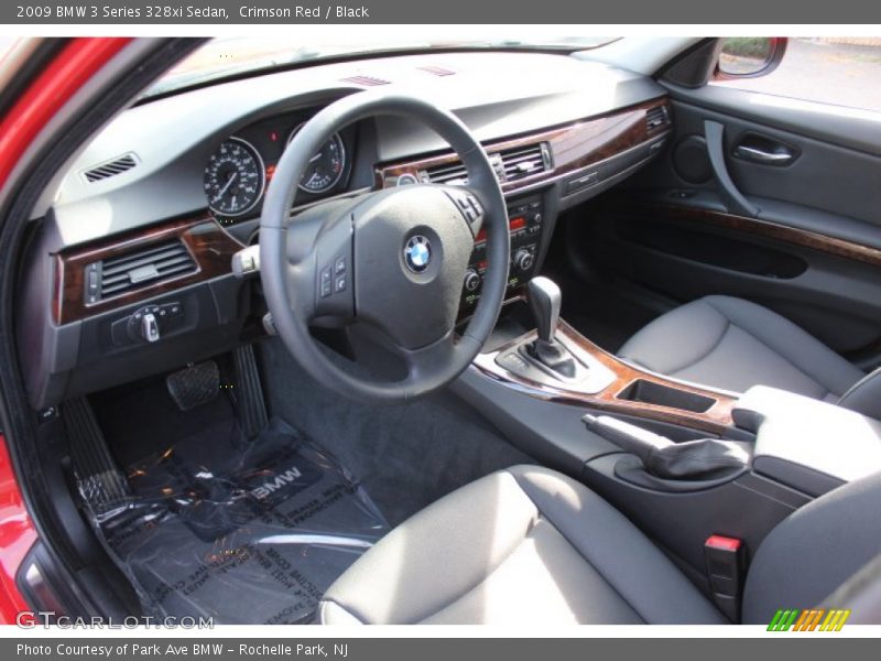 Crimson Red / Black 2009 BMW 3 Series 328xi Sedan