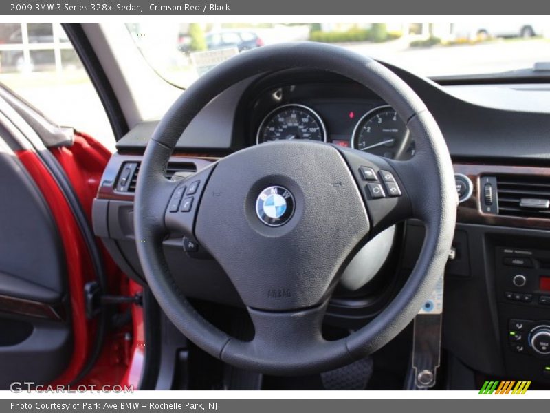 Crimson Red / Black 2009 BMW 3 Series 328xi Sedan