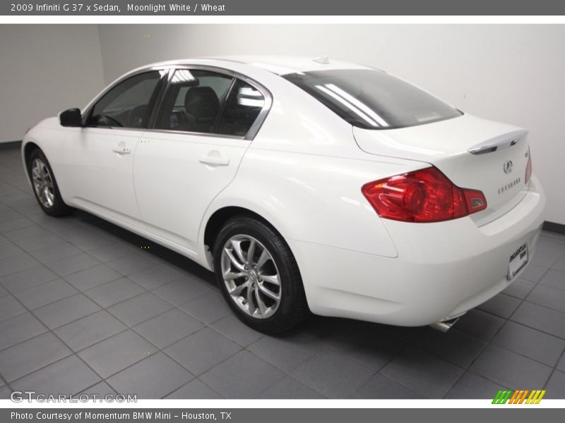 Moonlight White / Wheat 2009 Infiniti G 37 x Sedan