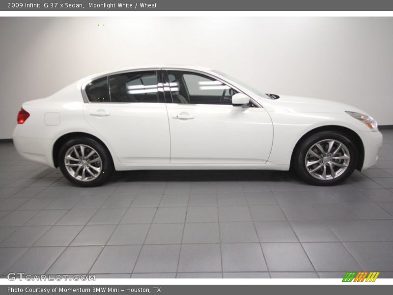 Moonlight White / Wheat 2009 Infiniti G 37 x Sedan
