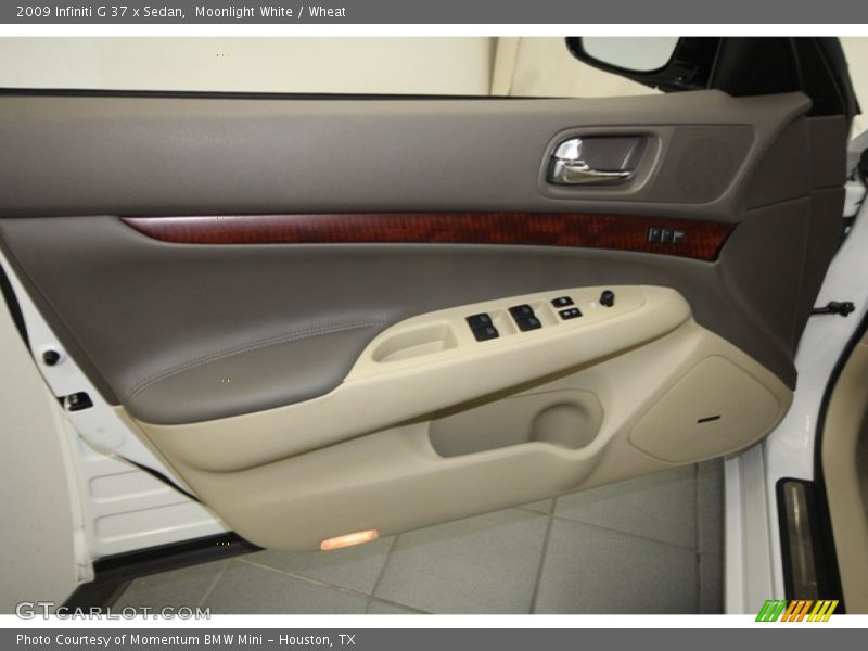 Moonlight White / Wheat 2009 Infiniti G 37 x Sedan