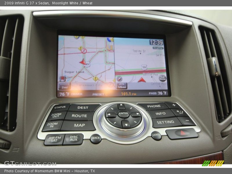 Moonlight White / Wheat 2009 Infiniti G 37 x Sedan