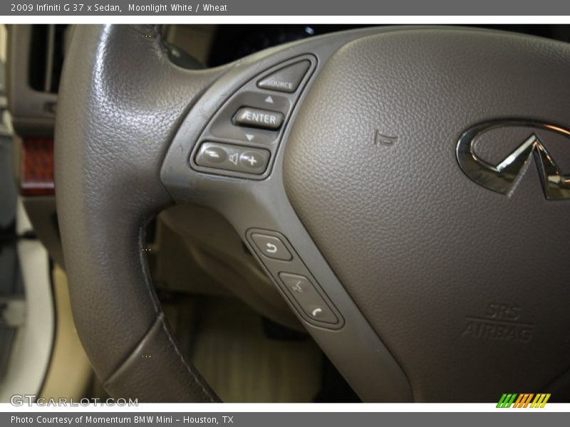 Moonlight White / Wheat 2009 Infiniti G 37 x Sedan