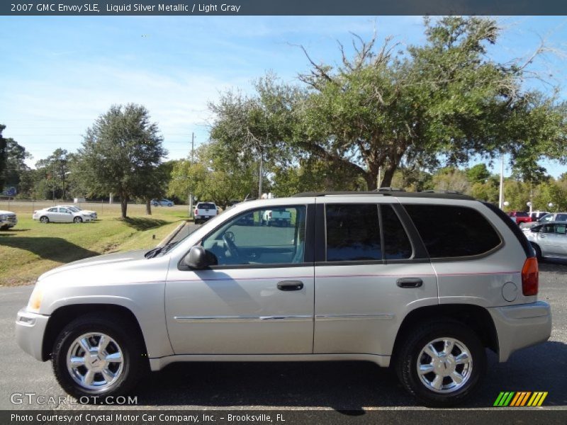 Liquid Silver Metallic / Light Gray 2007 GMC Envoy SLE