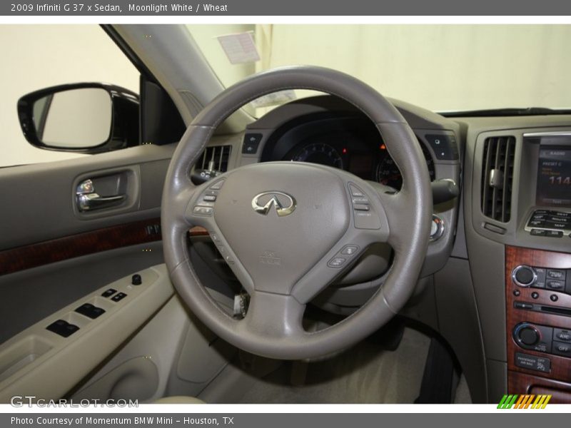 Moonlight White / Wheat 2009 Infiniti G 37 x Sedan