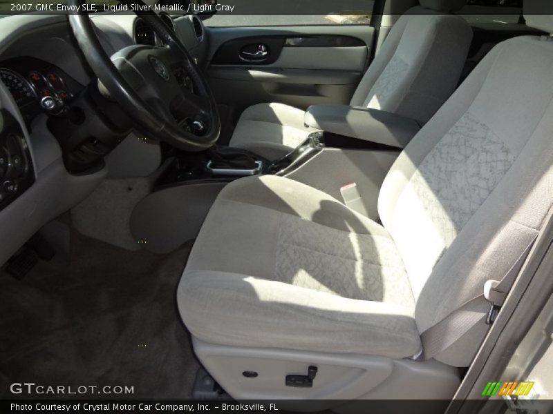 Liquid Silver Metallic / Light Gray 2007 GMC Envoy SLE