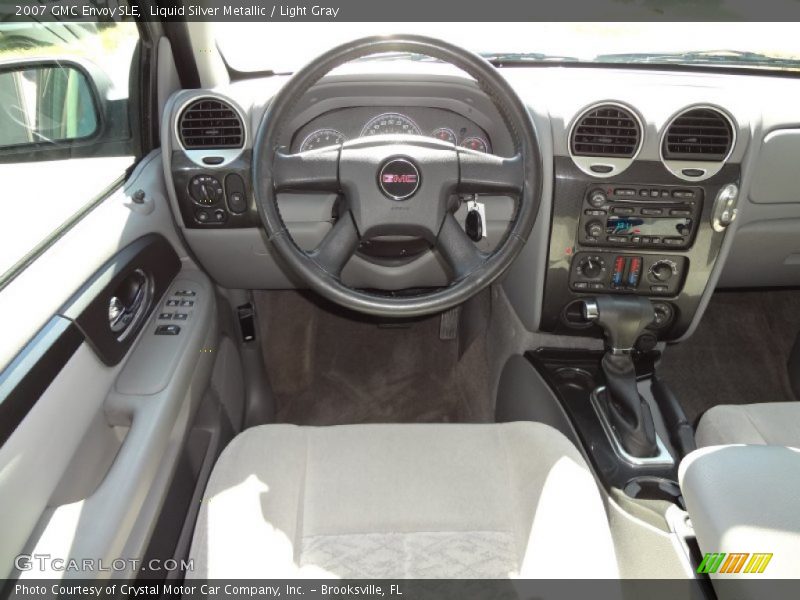 Liquid Silver Metallic / Light Gray 2007 GMC Envoy SLE