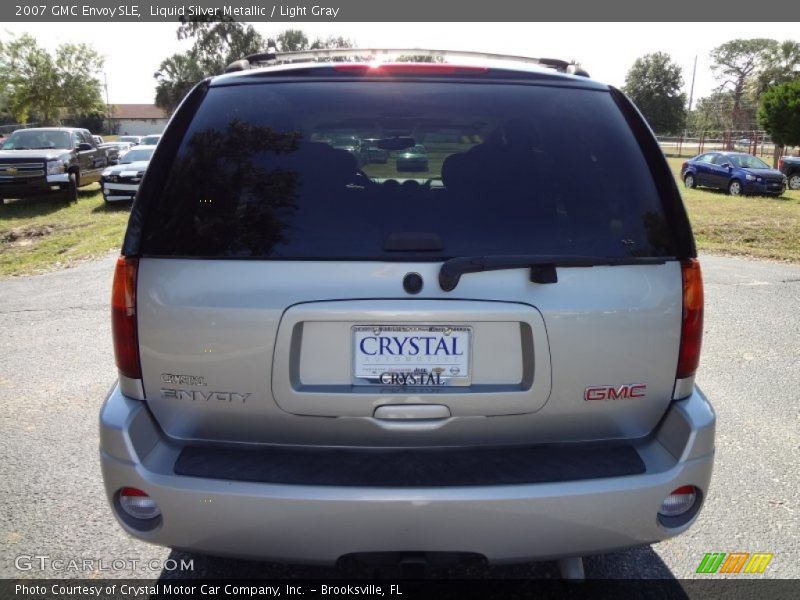 Liquid Silver Metallic / Light Gray 2007 GMC Envoy SLE