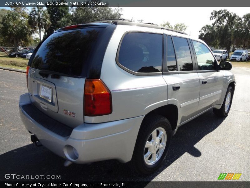 Liquid Silver Metallic / Light Gray 2007 GMC Envoy SLE