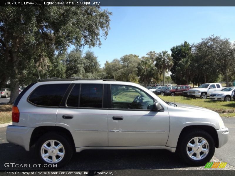 Liquid Silver Metallic / Light Gray 2007 GMC Envoy SLE