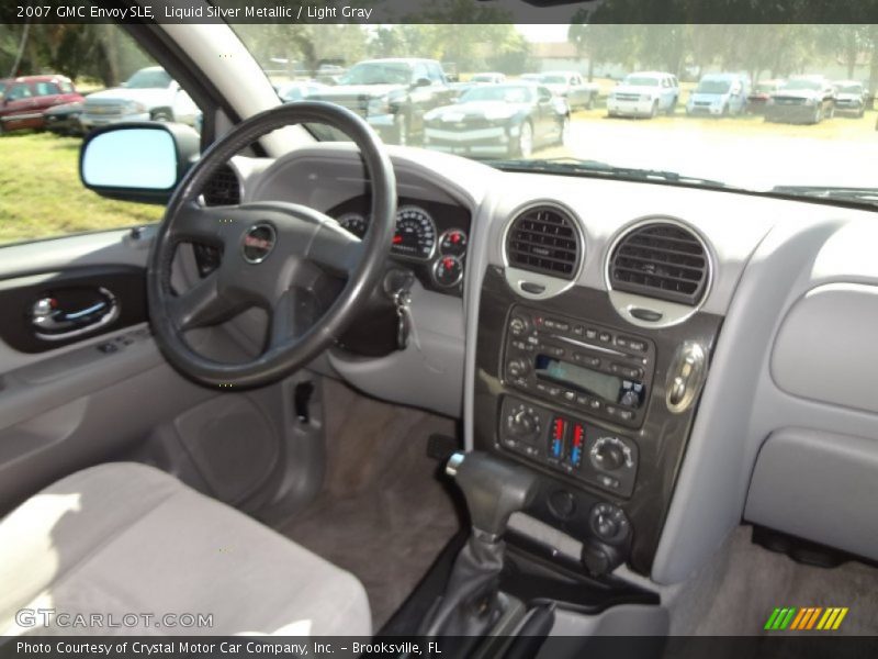 Liquid Silver Metallic / Light Gray 2007 GMC Envoy SLE