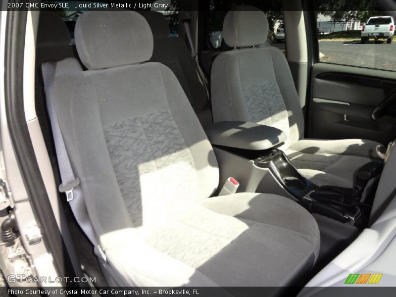 Liquid Silver Metallic / Light Gray 2007 GMC Envoy SLE