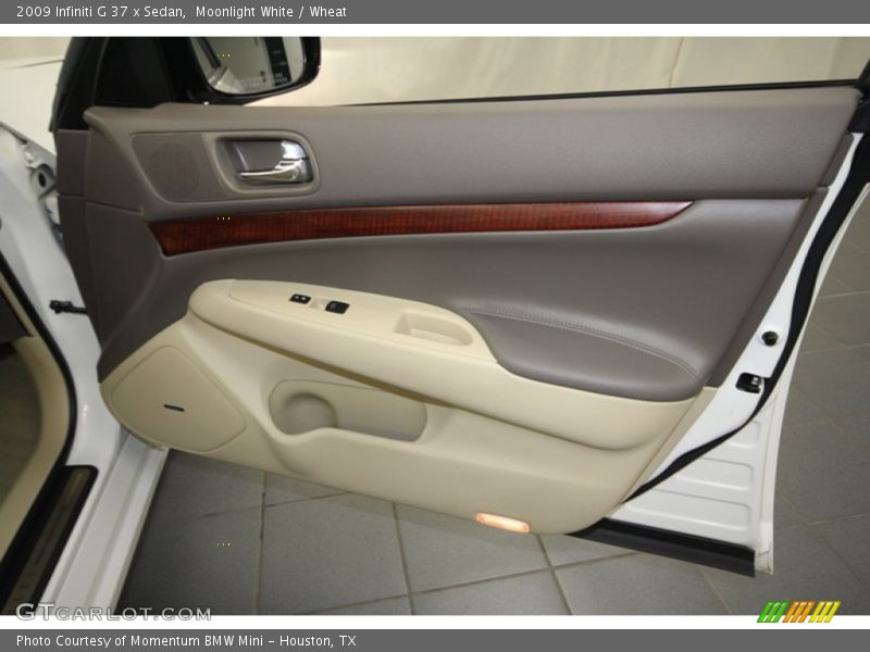 Moonlight White / Wheat 2009 Infiniti G 37 x Sedan