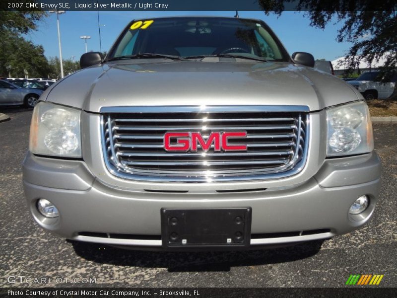 Liquid Silver Metallic / Light Gray 2007 GMC Envoy SLE