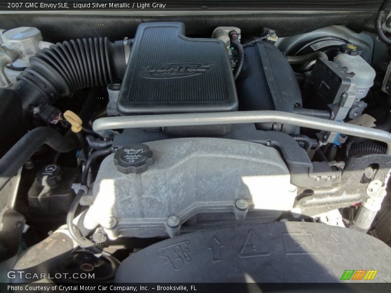 Liquid Silver Metallic / Light Gray 2007 GMC Envoy SLE