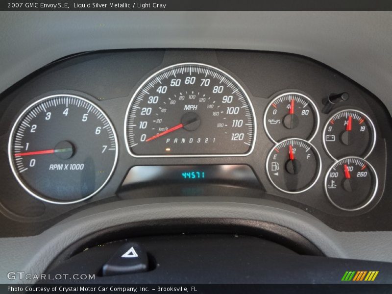 Liquid Silver Metallic / Light Gray 2007 GMC Envoy SLE