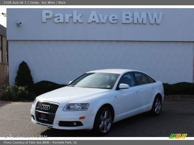 Ibis White / Black 2008 Audi A6 3.2 Sedan