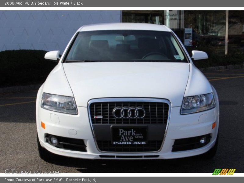 Ibis White / Black 2008 Audi A6 3.2 Sedan
