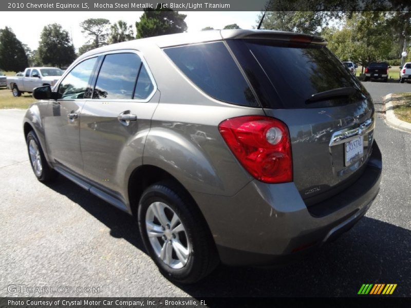 Mocha Steel Metallic / Jet Black/Light Titanium 2010 Chevrolet Equinox LS