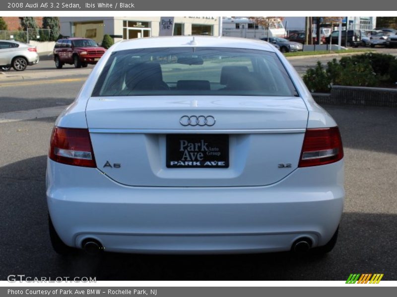 Ibis White / Black 2008 Audi A6 3.2 Sedan
