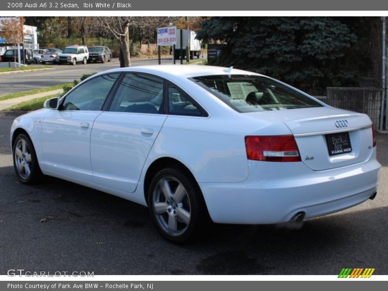 Ibis White / Black 2008 Audi A6 3.2 Sedan