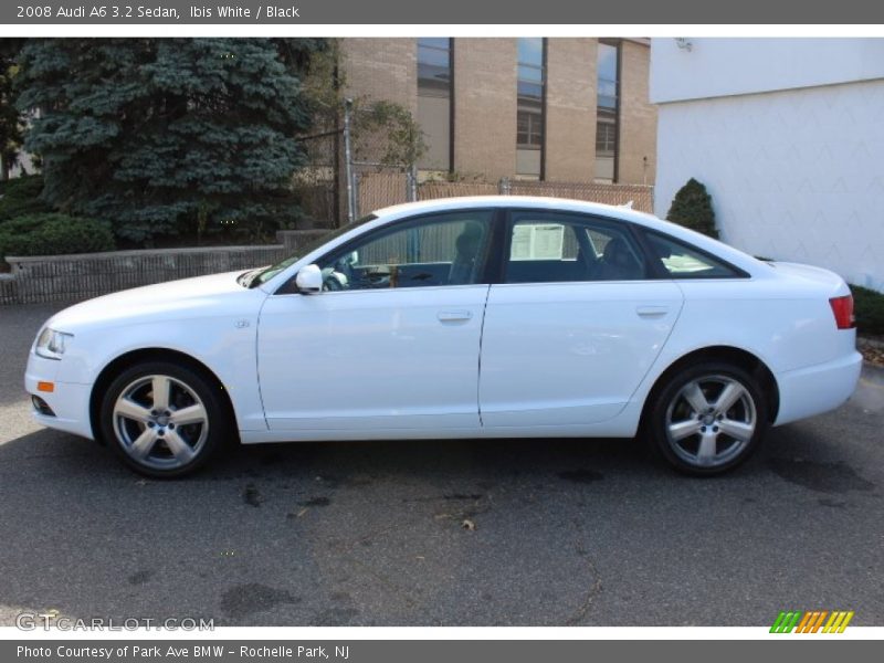 Ibis White / Black 2008 Audi A6 3.2 Sedan