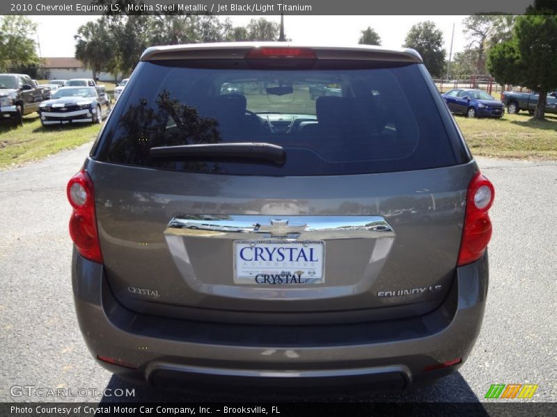 Mocha Steel Metallic / Jet Black/Light Titanium 2010 Chevrolet Equinox LS