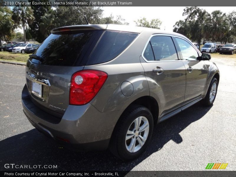 Mocha Steel Metallic / Jet Black/Light Titanium 2010 Chevrolet Equinox LS